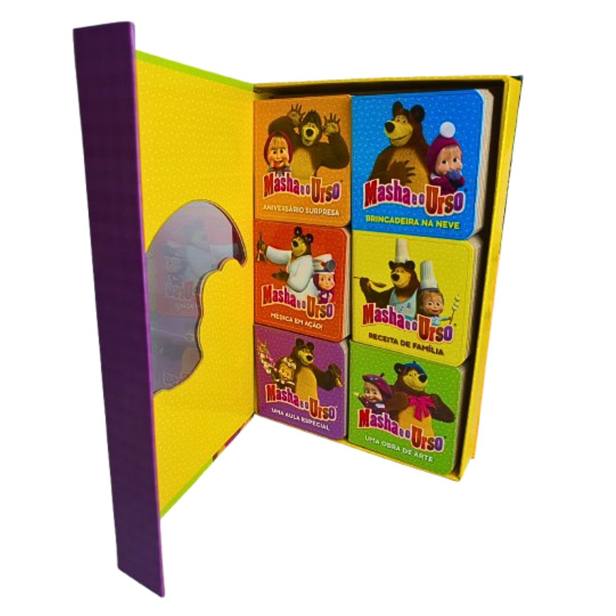 Livros Box Com 6 Minilivros Masha E O Urso - Histórias Divertidas - Ciranda Cultural Livros Box Com 6 Minilivros Masha E O Urso - Histórias Divertidas - Ciranda Cultural
